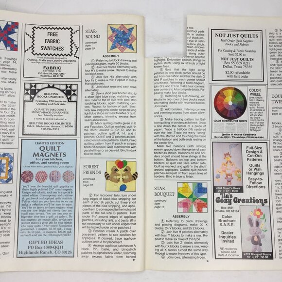 Vintage Quiltmaker Magazine Spring/Summer 1987 Issue 37 Quilt Patterns Designs - Picture 10 of 11